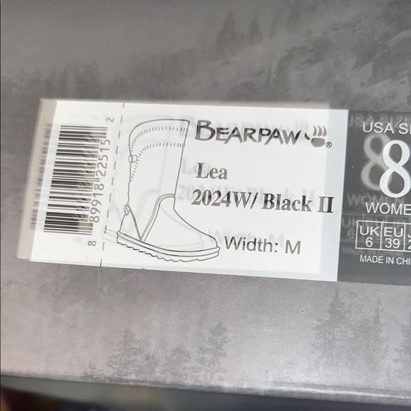 BearPaw Women's Suede Black Winter Boots - Picture 9 of 10